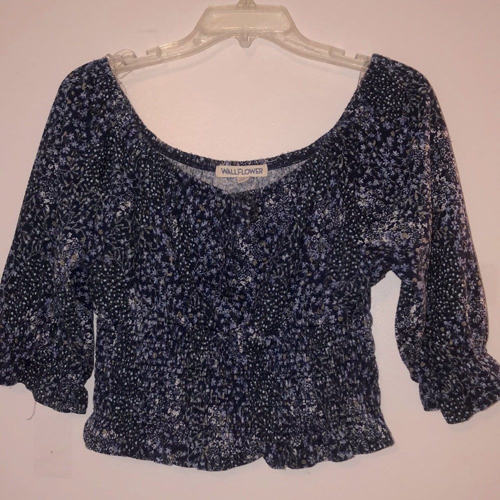 Floral crop top